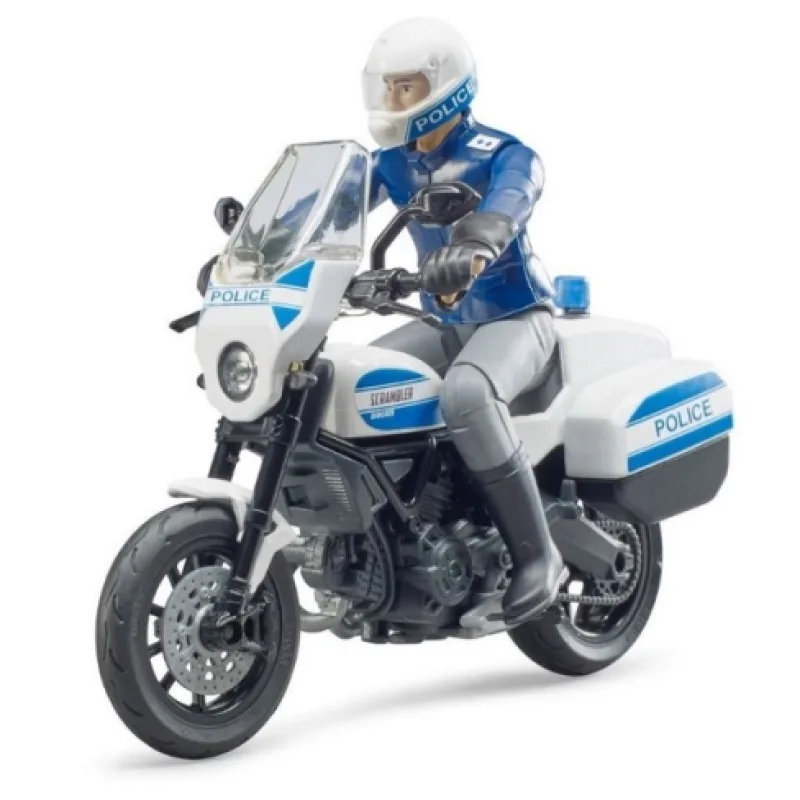 Bruder Bruder 62731 Bworld policajná motorka Scrambler Ducati a policajt