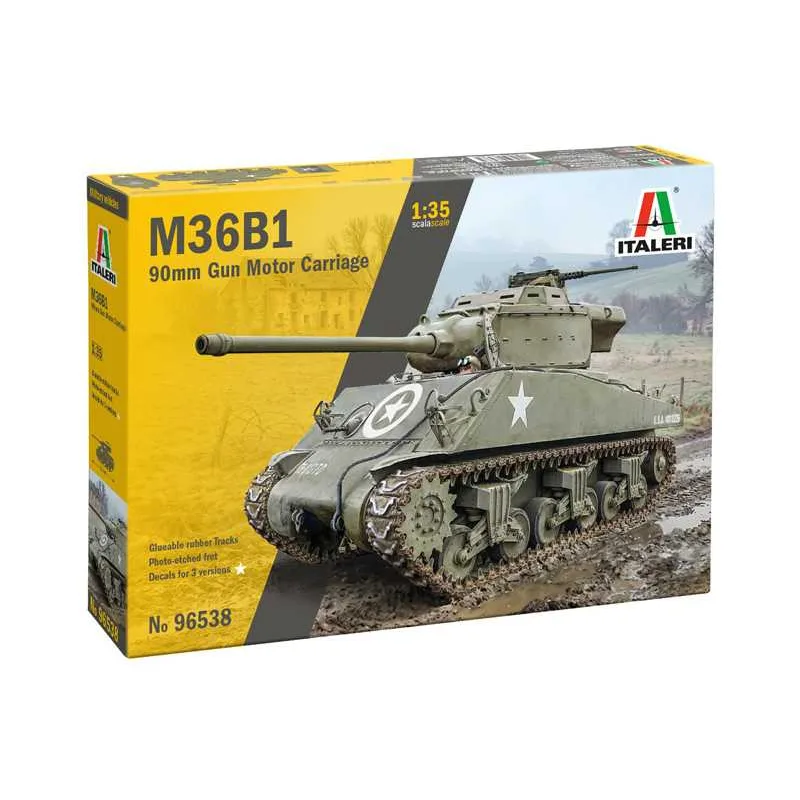 Italeri Model Kit military 96538 - 90mm GMC M36B1 (1:35)