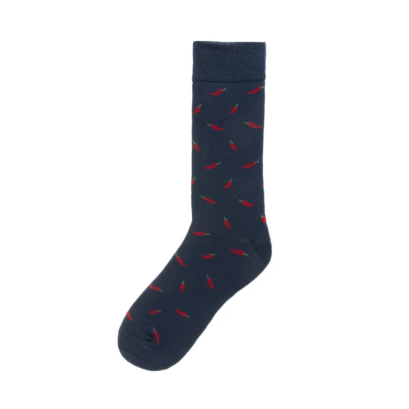 Pánske ponožky Funky Steps s motívom chilli papričiek FSC183