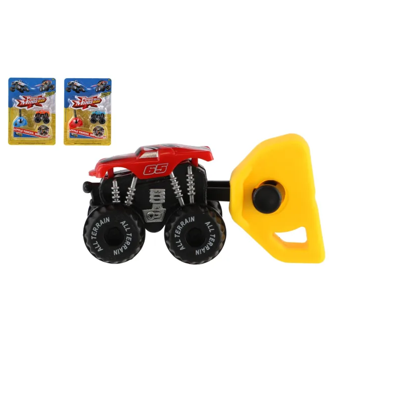 Teddies Auto mini vystreľovacie plast 4cm 3 farby na karte
