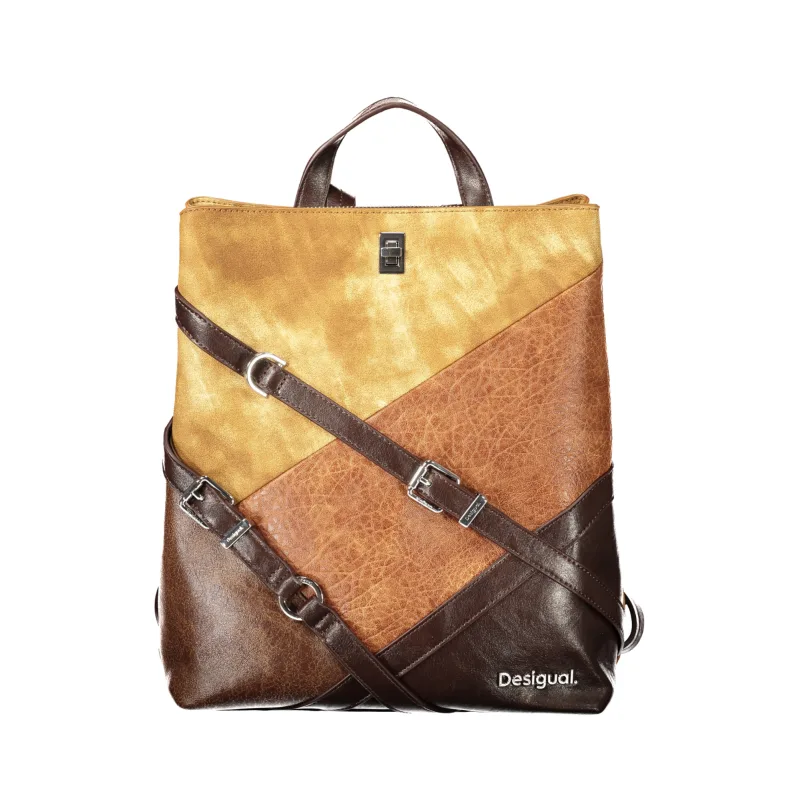 Dámsky Batoh DESIGUAL - Hnedá 
 27.0X34.0X14.0cm Farba: hnedá, Veľkosť: 27.0X34.0X14.0