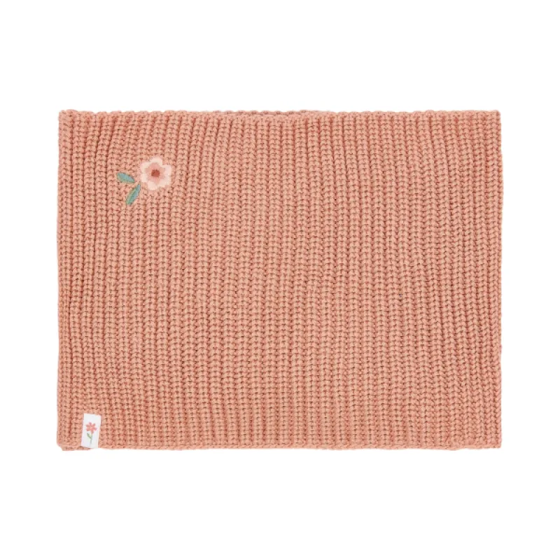 Little Dutch Šál pletený kruhový Deep Pink One Size
