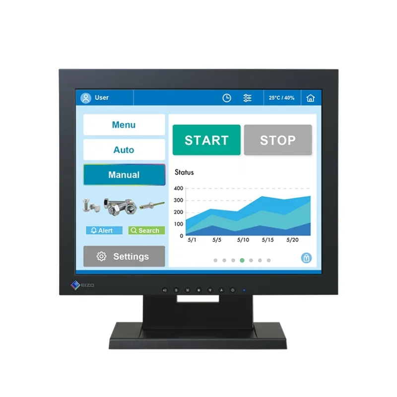 15" LED EIZO FDX1502T:TN.1024x768,touch,DP,DVI FDX1502T