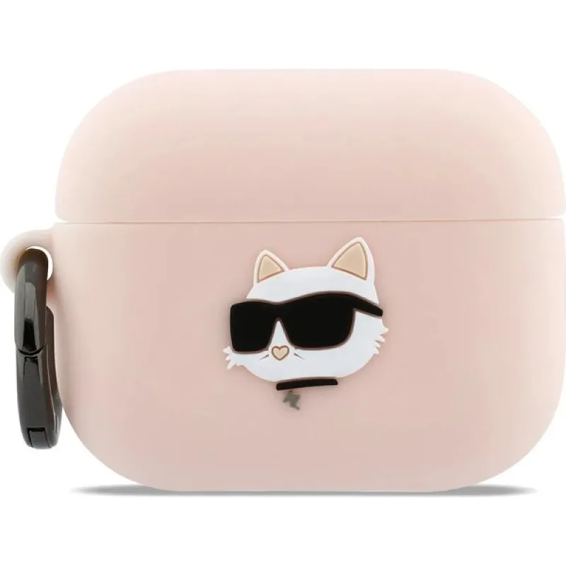 Karl Lagerfeld Puzdro gumené Apple Airpods Pro 3 KLAP3RUNCHP