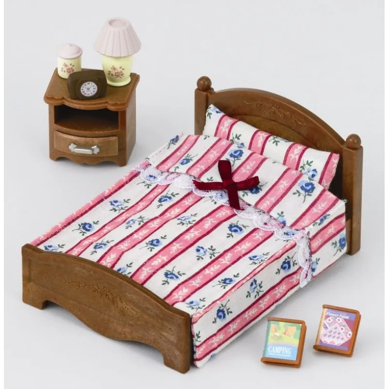 Sylvanian Families 5019 Nábytok - dvojlôžko s nočným stolíkom