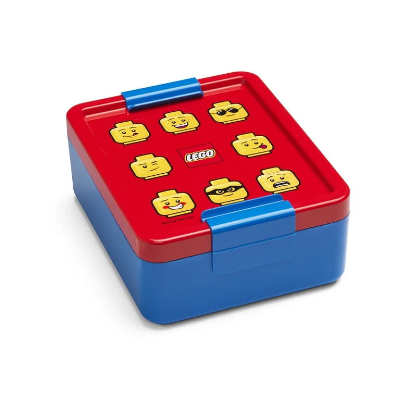 Smartlife LEGO ICONIC Classic box na desiatu - červená/modrá