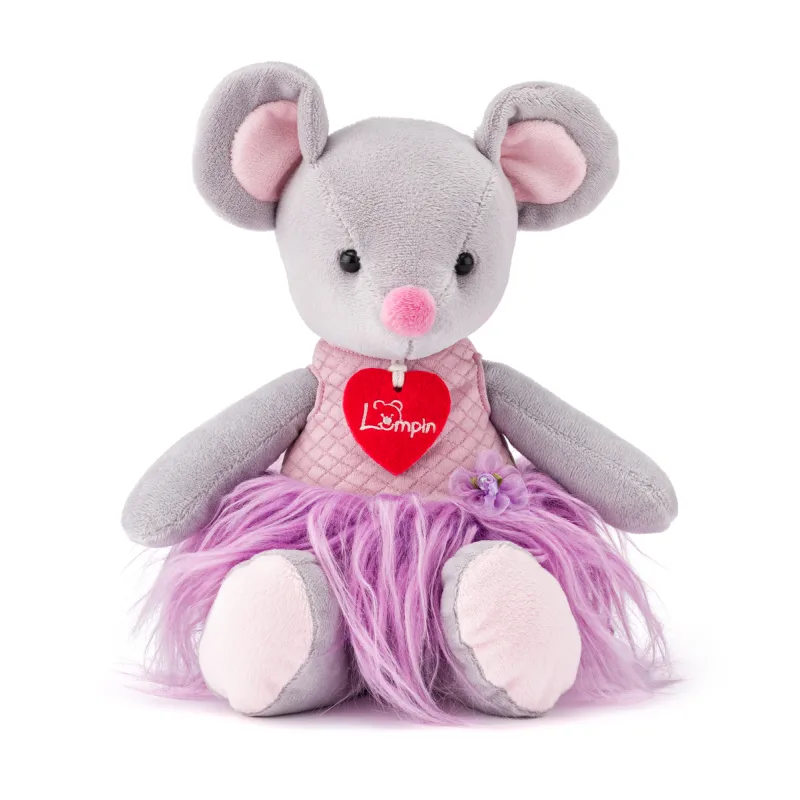 Lumpin Myška Akiko sivá, 30 cm