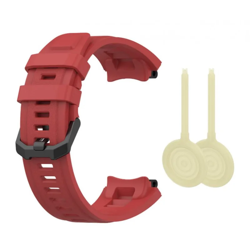 Silikonový řemínek pro Xiaomi Amazfit T-Rex 2 - Červený ESES 1530002922