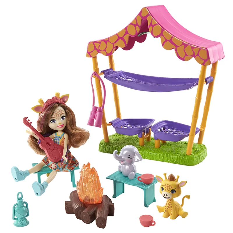 Mattel ENCHANTIMALS IDEME TÁBORIŤ HERNÝ SET