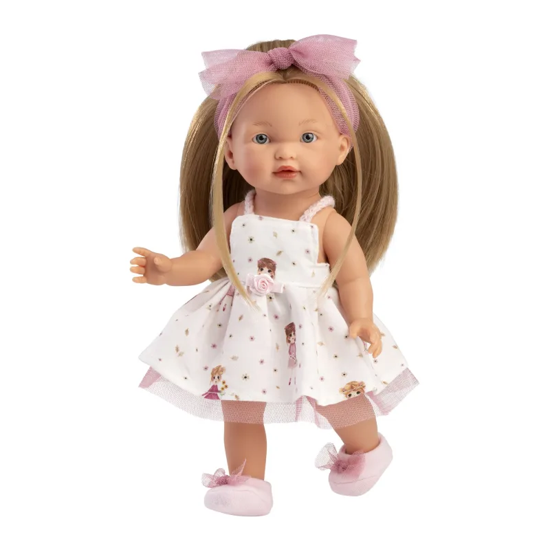 Rappa Llorens 28038 VALERIA - realistická bábika s celovinylovým telom - 28 cm