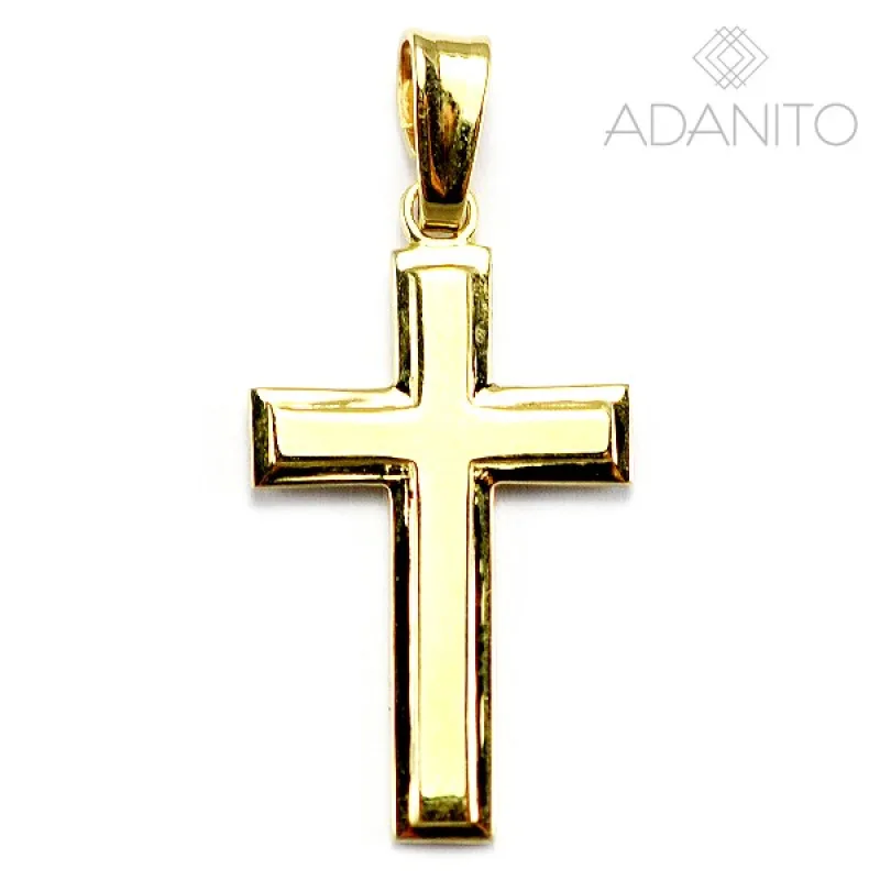 Zlatý prívesok krížik ADANITO BRP0236G, 1.27 g