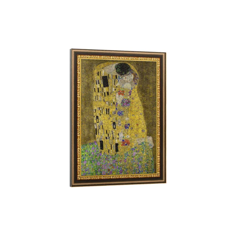 Trefl Puzzle doskové ArtFrame: The Kiss (Bozk) - Gustav Klimt 40x55,5cm 500 dielikov vo fólii