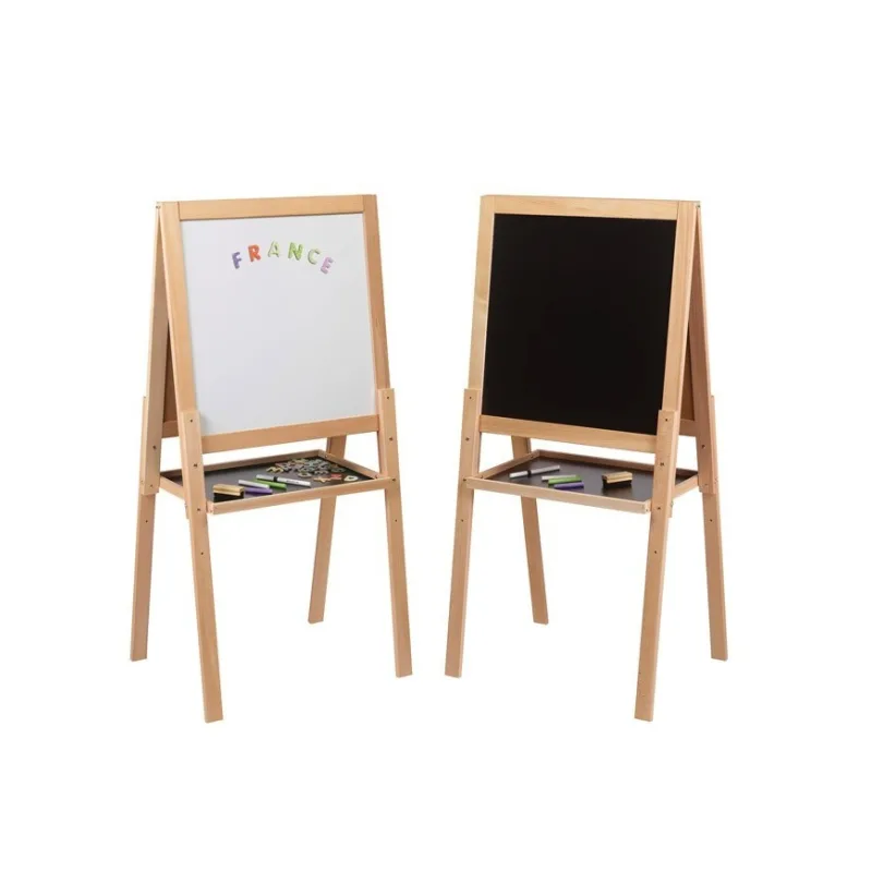 Jeujura Jeujura Drevená multifunkčná tabuľa 54x54 cm