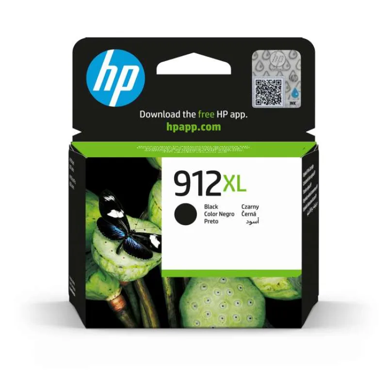 HP 912XL - čierna - Atramentová kazeta - 712 strán (3YL84AE#LS1)