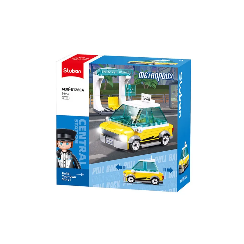 Sluban Sluban Metropolis M38-B1260A Žlutý taxík
