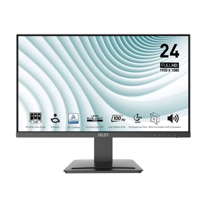MSI Pro/MP243X/23,8"/IPS/FHD/100Hz/4ms/Čierna/2R (PRO MP243X)