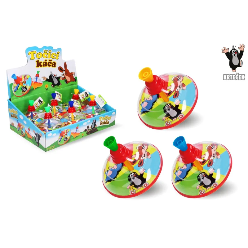 Wiky Káča točiaci Krtko plast/kov priemer 10cm 3 farby