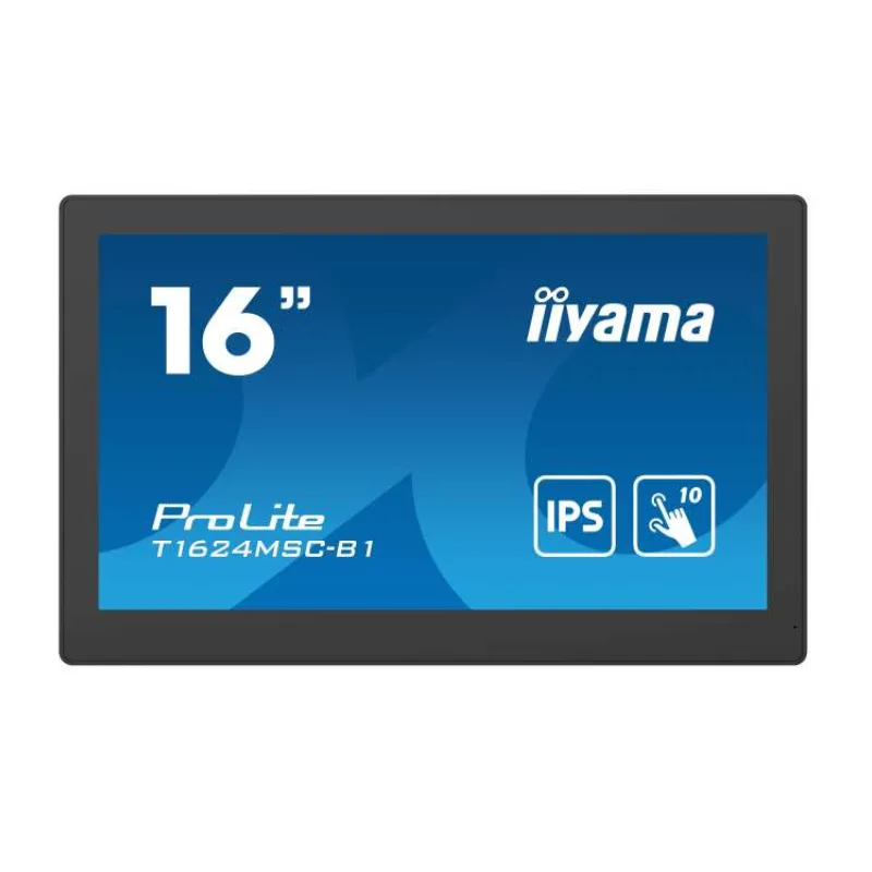 16" iiyama T1624MSC-B1: FHD, HDMI, Media Player (T1624MSC-B1)