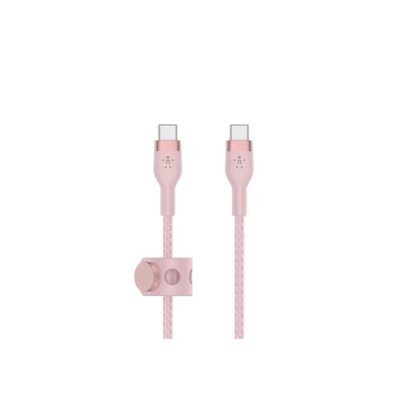 Belkin kábel Boost Charge Pro Flex USB-C to USB-C 1m - Pink (CAB011bt1MPK)