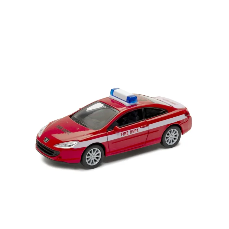 Welly Welly Peugeot Coupe 407 FIRE DEPT. 1:34 červené