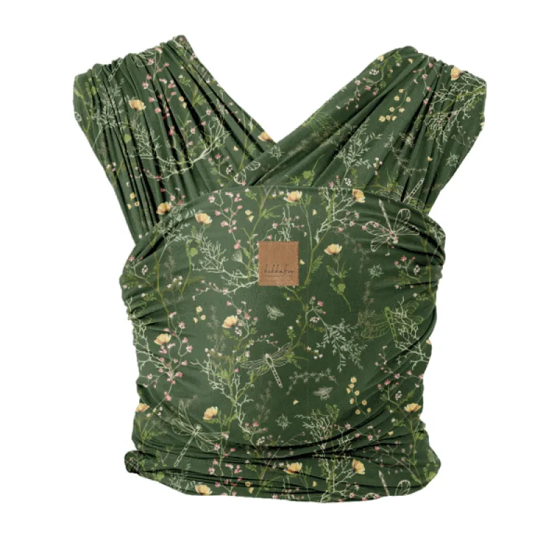KikkaBoo Šatka na nosenie detí Isla Secret Garden Green
