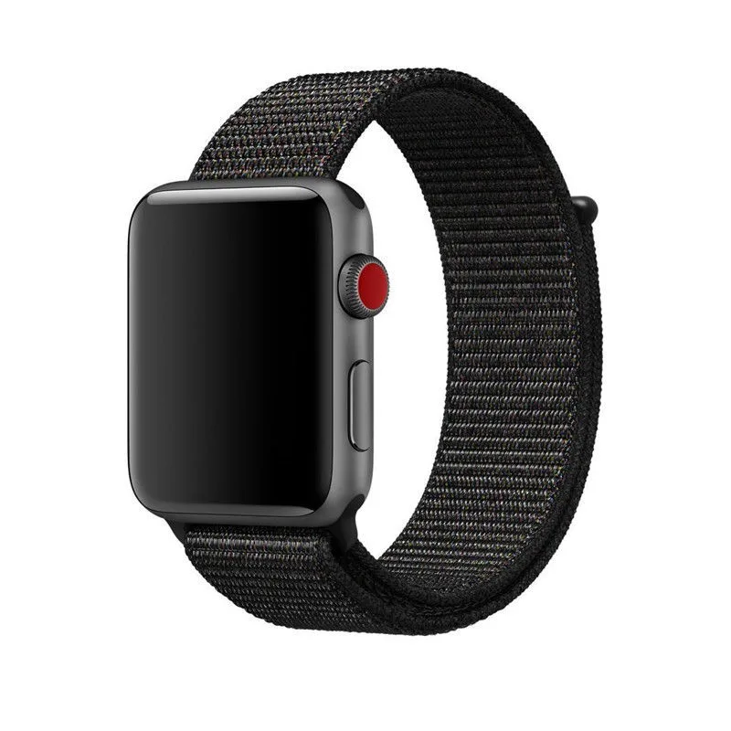 Nylonový řemínek 42mm/44mm černý pro Apple Watch ESES 1530000036