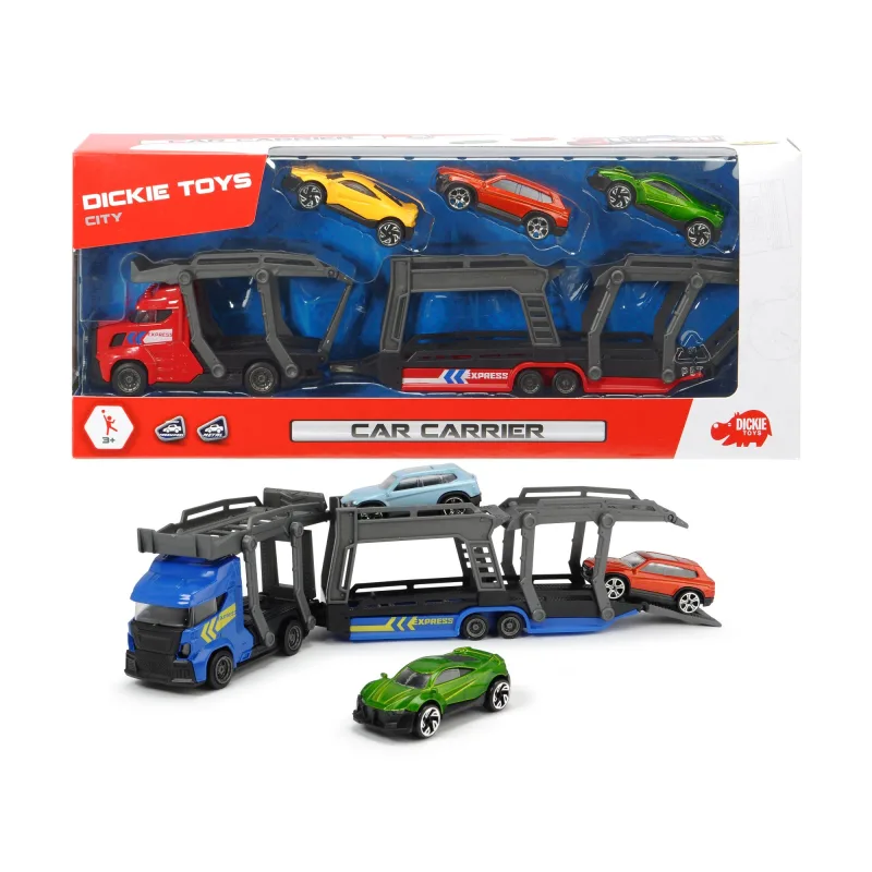 Dickie City Dickie Autotransporter 28 cm + 3 autá, 2 typy