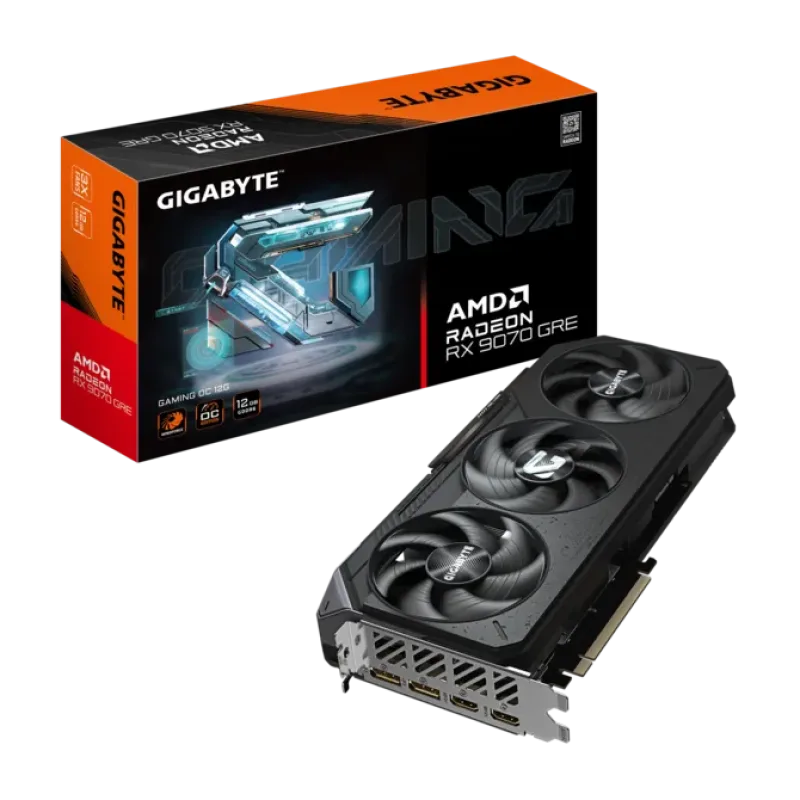 GIGABYTE Radeon RX 9070 GRE/Gaming/OC/12GB/GDDR6 GV-R907GREGAMING OC-12GD