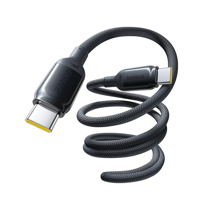 NONAME Baseus PicoGo Fast Charging Datový Kabel USB-C - USB-C 240W 2m Cosmic Black 6953156210974