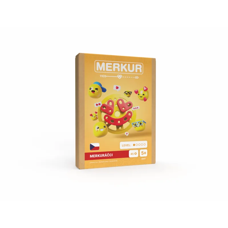 MERKUR - Stavebnica Merkúr - Mini Merkúráci, 45 dielikov