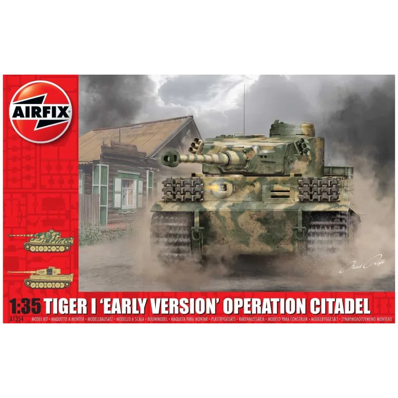 Airfix Classic Kit tank A1354 - Tiger-1 "Skorá verzia - Operácia Citadela" (1:35)