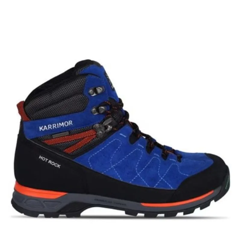 Karrimor Hot Rock Perfektná Pánska Turistická Vysoká Obuv modrá Farba: Modrá, Veľkosť: 45