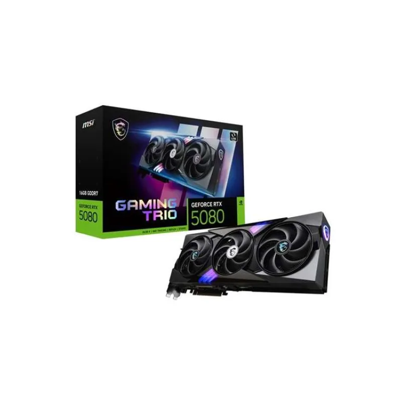 MSI GeForce RTX 5080 TRIO WHITE/Gaming/OC/16GB/GDDR7 (G5080-16GTCW)