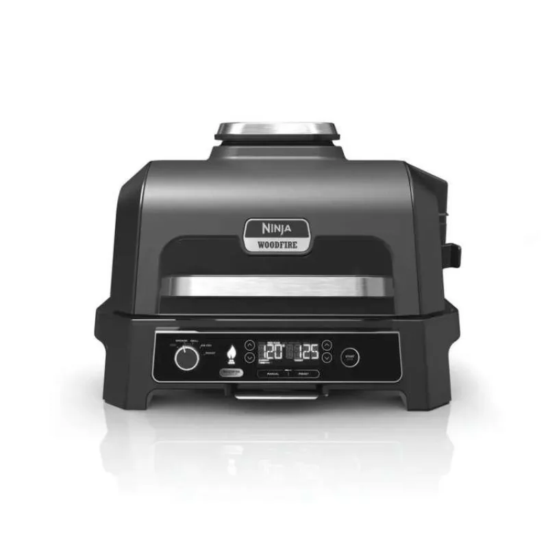 Ninja OG850EU Woodfire Pro XL, černý, elektrický gril a udírna, technologie Woodfire, teplotní sonda, 4v1 Airfryer (OG850EU)