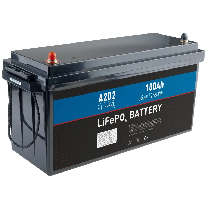 AVACOM A2D2 baterie LiFePO4 25,6V 100Ah M8 LFA2-24V100C10-M8B2
