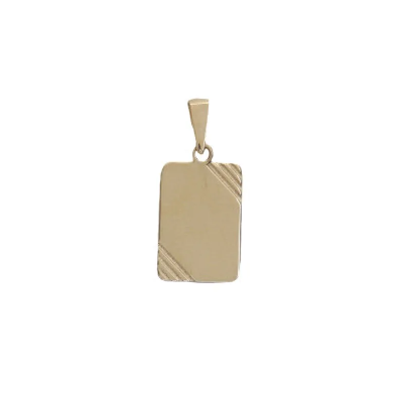 Zlatý prívesok placka KA 2705LOT, 0.95 g, 0.95 g