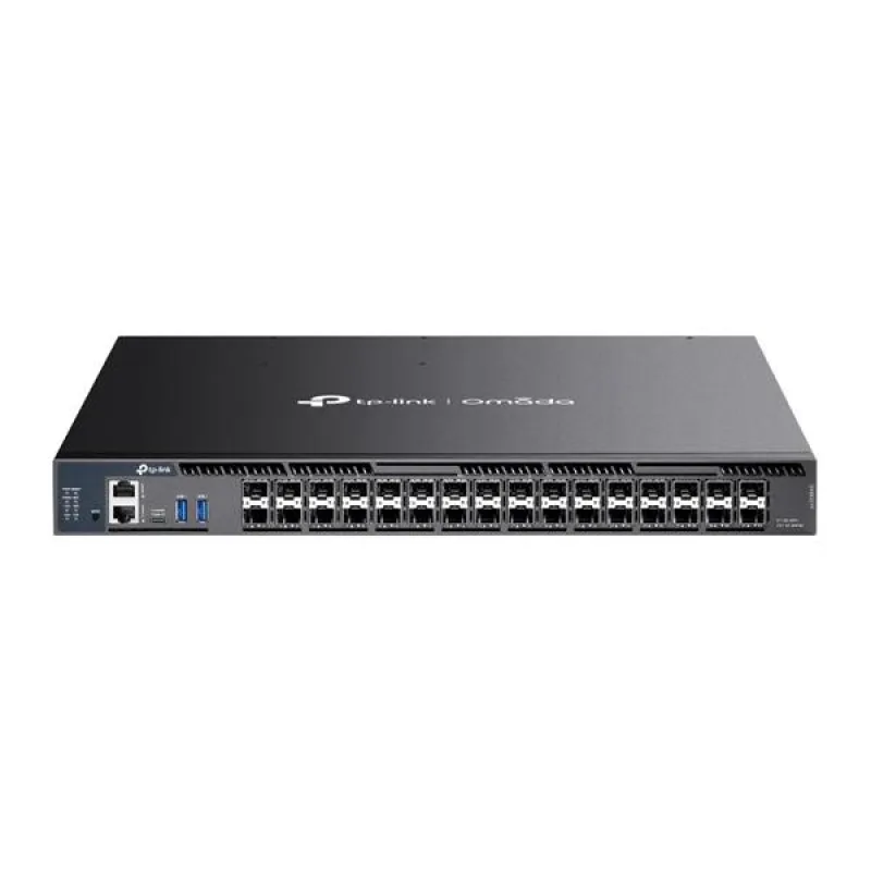 Omada 26-Port 10G Stackable L3 Managed Aggregation Switch with 6 25G…