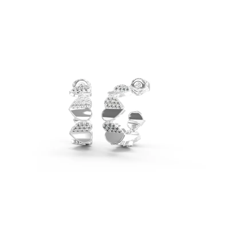 Dámske Náušnice GUESS PRE JUBE03040JWRH (1,5 cm)