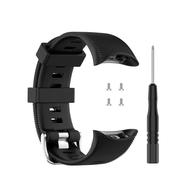 Silikonový řemínek černý pro Garmin Forerunner 45/SWIM 2 ESES 1530001618