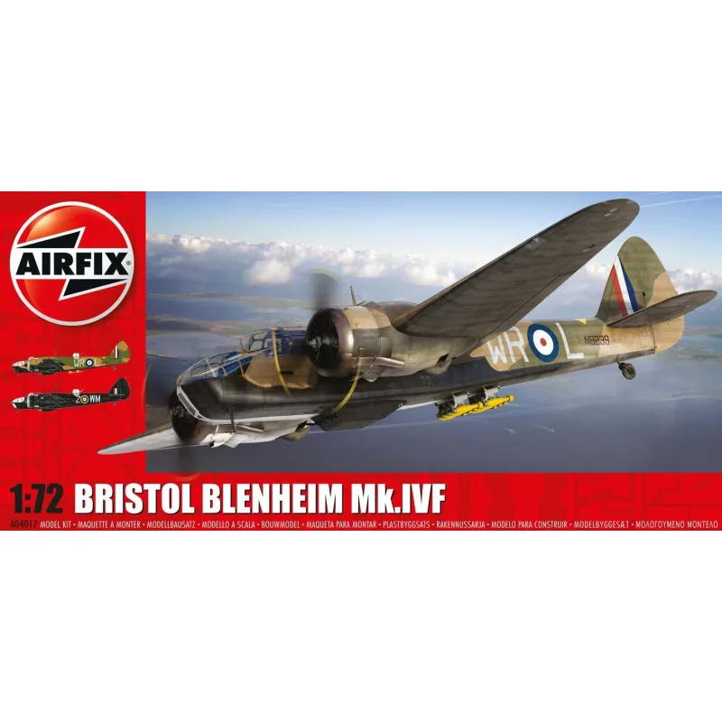Airfix Classic Kit lietadlo A04017 - Bristol Blenheim MkIV (Fighter) (1:72)