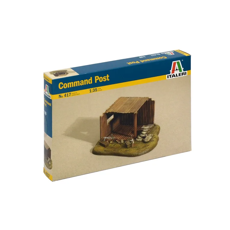 Italeri Model Kit budova 0417 - VELITEĽSKÝ POST (1:35)