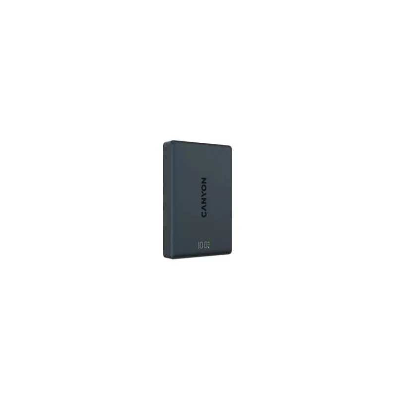 Canyon OnPower 511, Powerbank, 10.000 mAh, 20W USB-C, MagSafe 15W Bezdrôtové nabíjanie, displej, čierna (CNS-CPB511B)