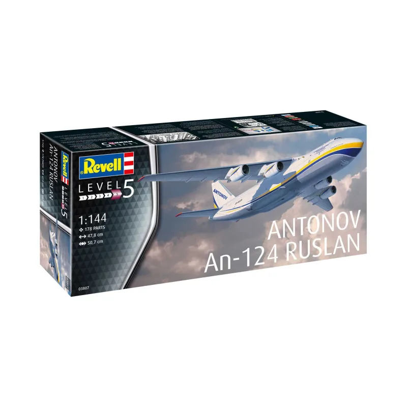 Revell Plastic ModelKit lietadlo 03807 - Antonov An-124 Ruslan (1:144)