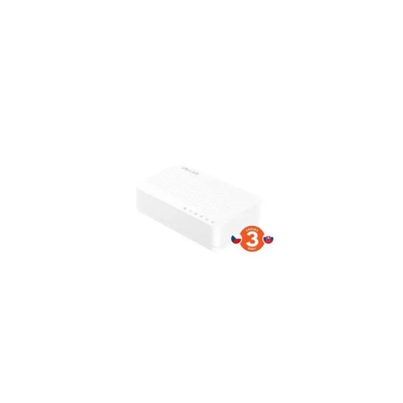 S105 5 x 10/100 Mb/s Mini Eco Switch, Desktop, Auto MDI/MDIX, do 1,5 Watt, fanless (75010105)