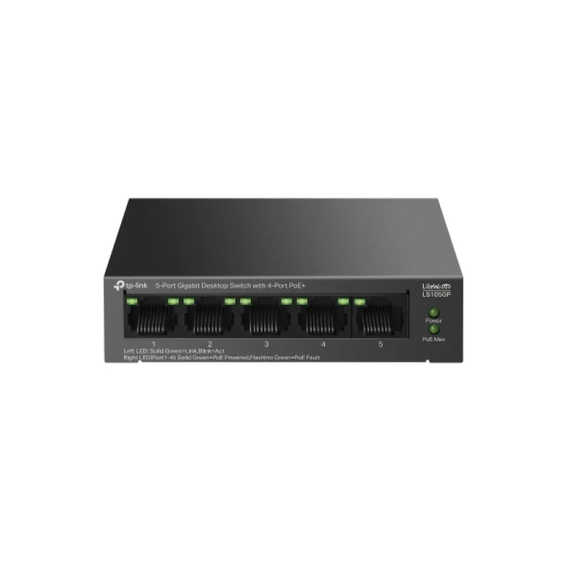 TP-Link LS105GP 5xGb (4xGb POE+) Desktop switch LS105GP