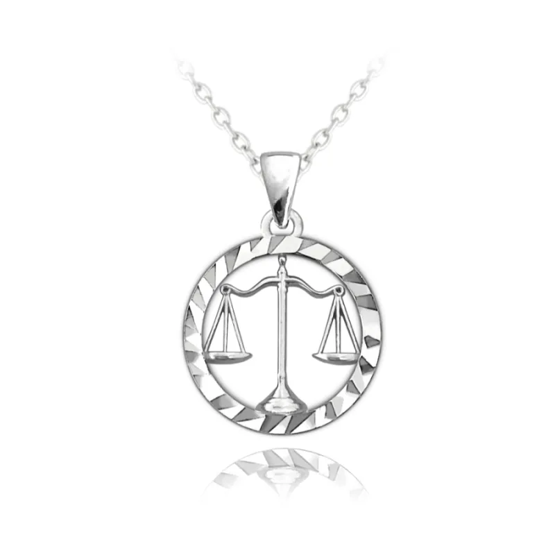 Náhrdelník Zodiac VÁHY MINET JMAS9410SN45