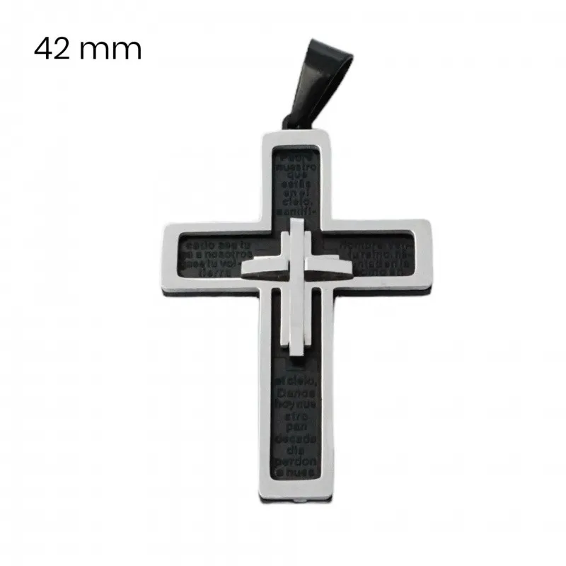 Prívesok z chirurgickej ocele kríž EXEED 245147