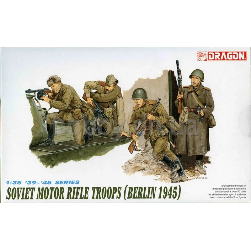 Dragon Model Kit figúrky 6019 - SOVIET MOTOR TROOPS (BERLÍN 1945) (1:35)