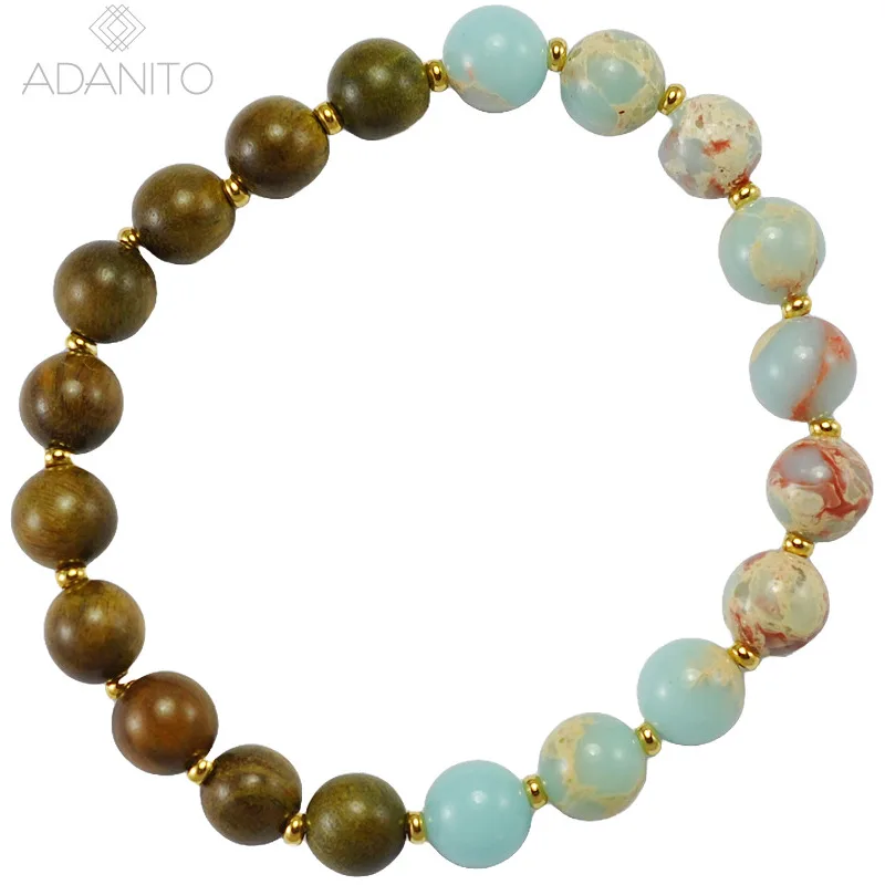 Náramok regalit a drevo ADANITO BK42204RS2