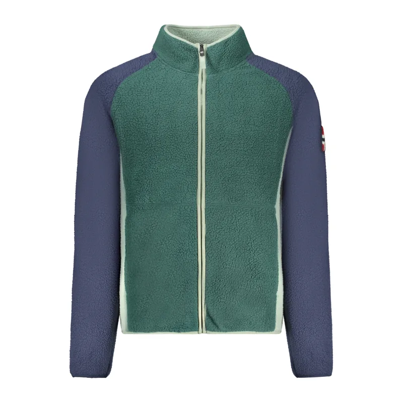 Pánska Mikina so zipsom NORWAY 1963 - Zelená Farba: Zelená, Veľkosť: XL